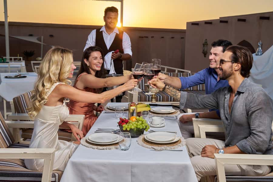 Dubai: Exclusive VIP Desert Safari Dinner with Live Show - Red dune bashing and sandboarding