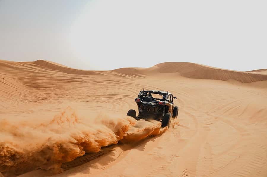 Dubai: Extreme Can-Am Buggy Desert Safari Adventure - The safety briefing before the red dunes