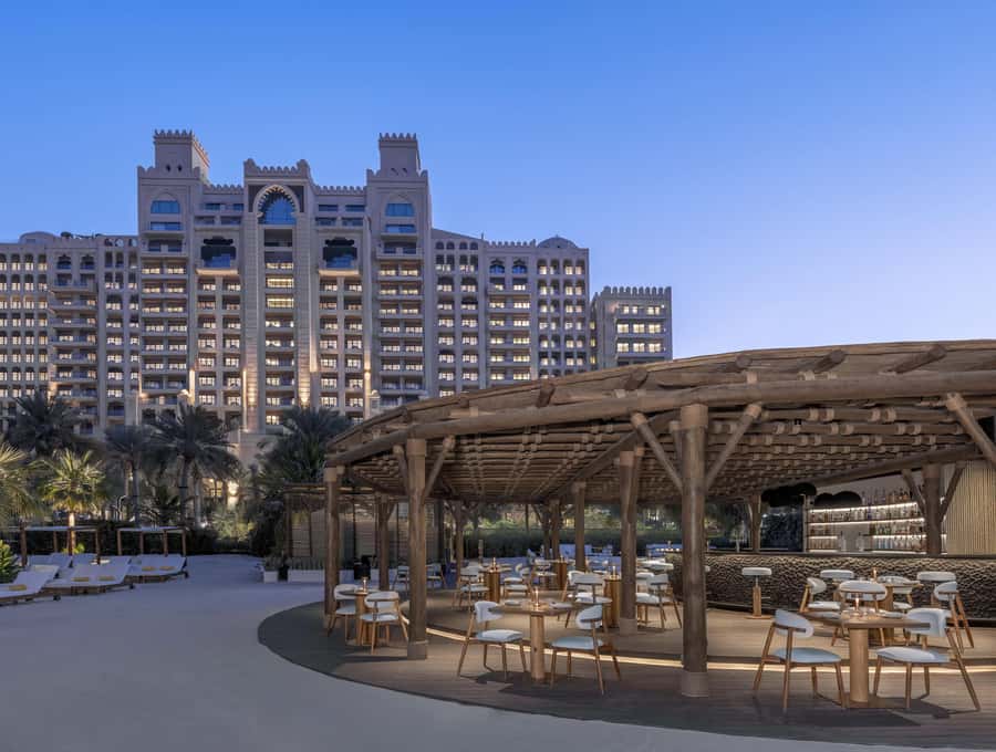 Dubai: Fairmont the Palm Pool and Beach Access - West Beach and the Palm Jumeirah views