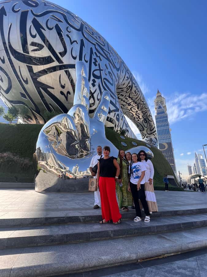 Dubai: Future Museum, Burj Al Arab, and Dubai Frame Tour - Palm Jumeirah and Atlantis from the road