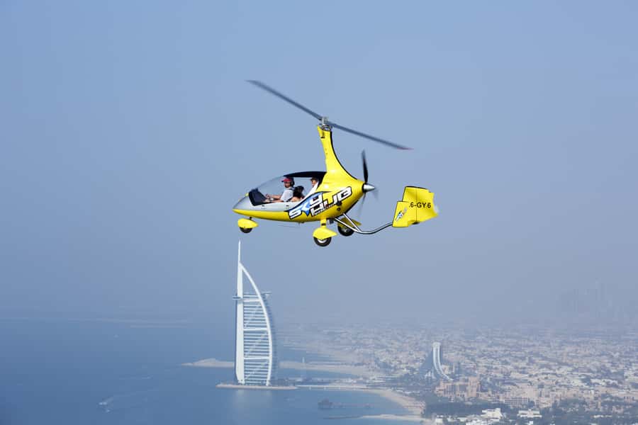 Dubai: Gyrocopter Introductory Flight - A Small Aircraft With a Big View of Dubai