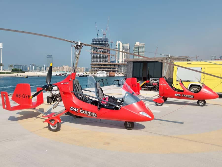 Dubai: Gyrocopter Introductory Flight - Photos and Video Without Your Phone