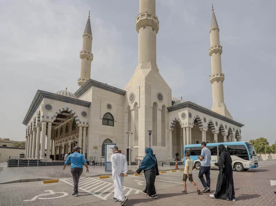 Dubai: Half-Day City Tour with Blue Mosque, Creek, and Souks - Al Khayma Heritage House and Emirati hospitality