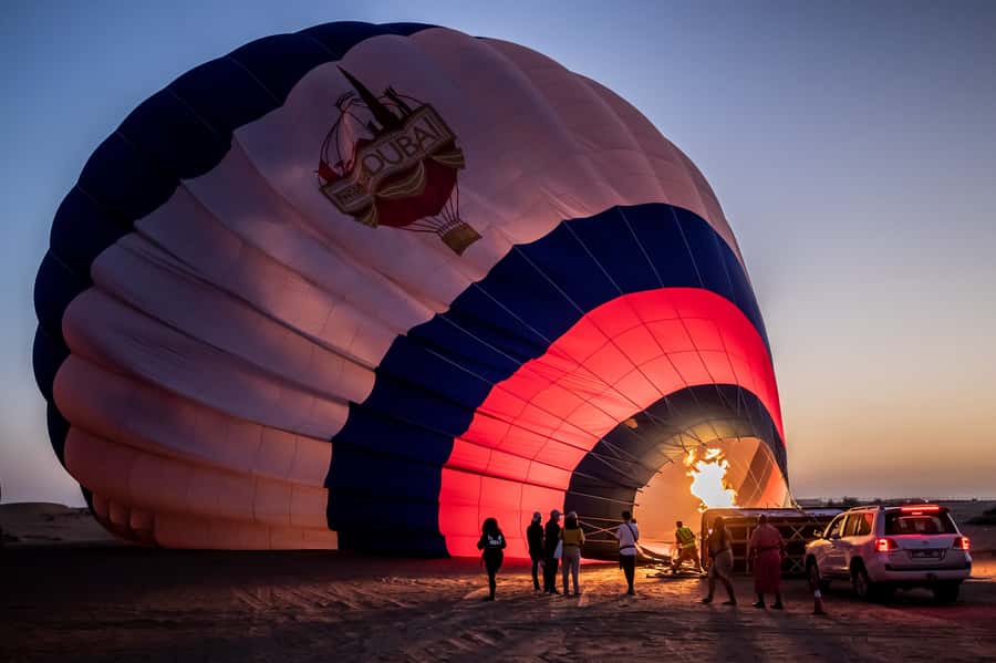 Dubai: Hot Air Balloon, Desert Safari, and Quad Biking Tour - Camel and horse rides at the desert camp