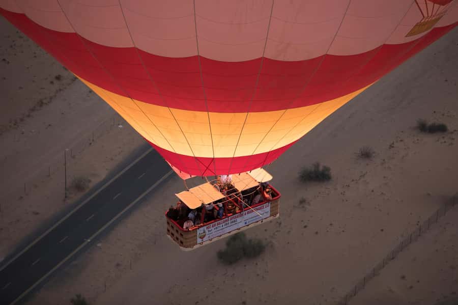 Dubai: Hot Air Balloon Ride with Camel Ride & Falcon Show - A pre-dawn start in Dubai