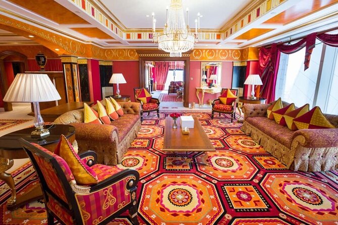Dubai Inside Burj Al Arab Tour Including Food and Transfer Option - Starting at Jumeirah Beach Hotel