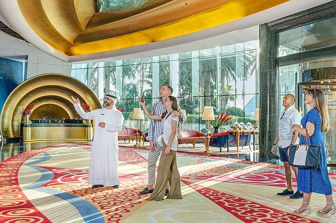 Dubai Inside Burj Al Arab Tour Including Food and Transfer Option - Inside the enormous atrium