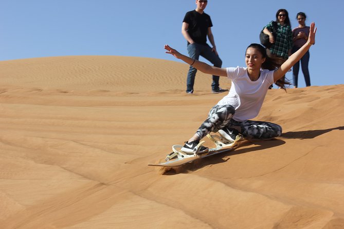 Dubai: Jeep Desert Safari, Camel Ride, and Quad Bike Tour - Lahbab’s red dunes are the main event