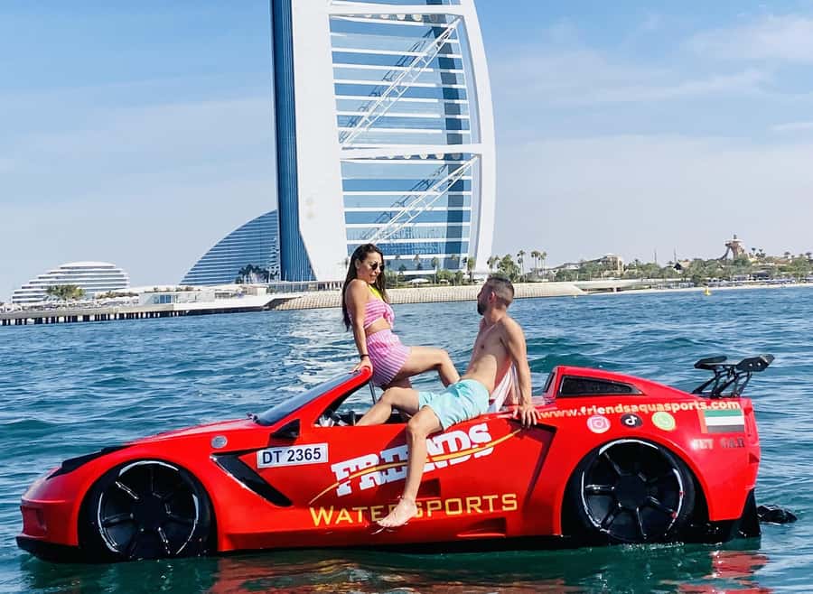 Dubai: Jet Car to Burj Al Arab with Breakfast and Soft drink - Atlantis and Palm Jumeirah from the water