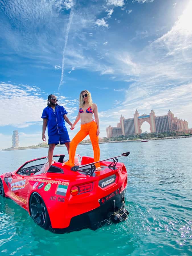 Dubai: Jet Car to Burj Al Arab with Breakfast and Soft drink - The Umm Suqeim shoreline and the ride back