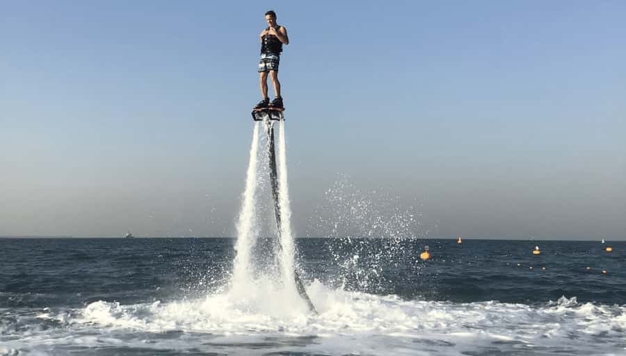 Dubai: Jet ski & Flyboard in Dubai Free Ice Cream - Starting at Yoush Water Sports near Burj Al Arab