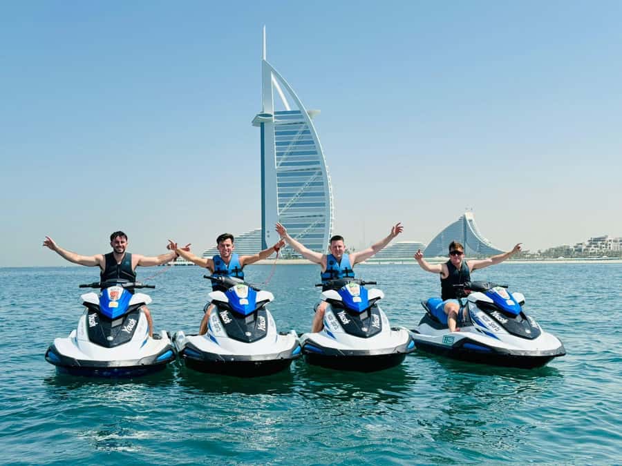 Dubai: Jet Ski Tour of Burj Al Arab & Atlantis the Palm - The guides make a real difference