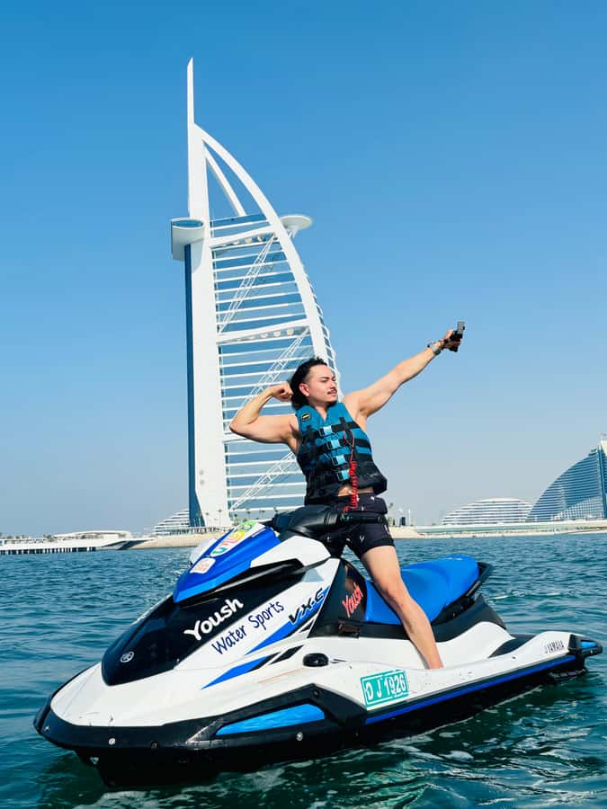 Dubai: Jet Ski Tour of Burj Al Arab with Photos - Sharing one jet ski for $55