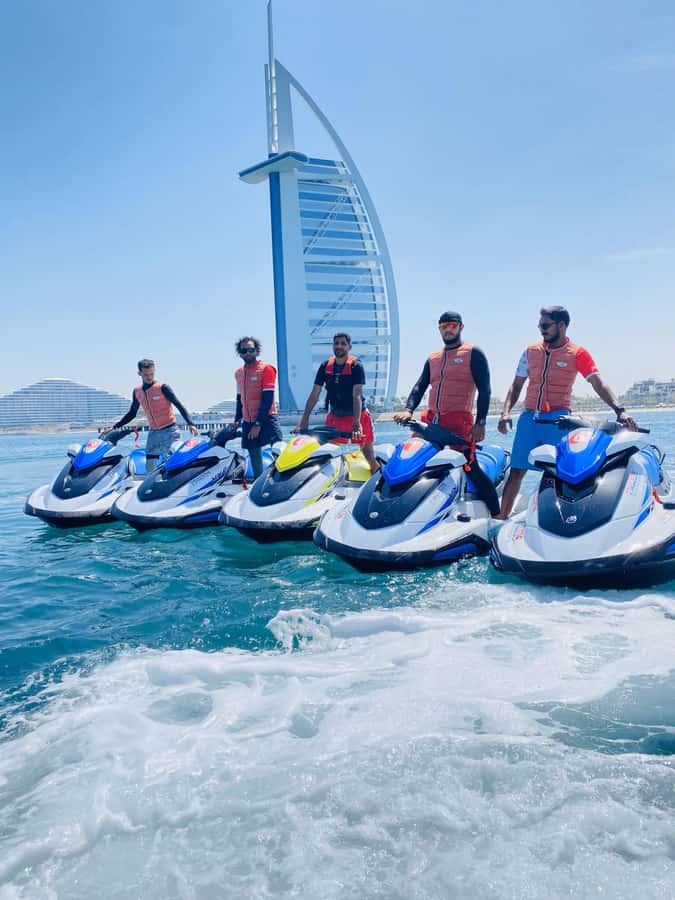 Dubai: Jet Ski Tour to Burj Al Arab and Atlantis - Burj Al Arab is the first big payoff