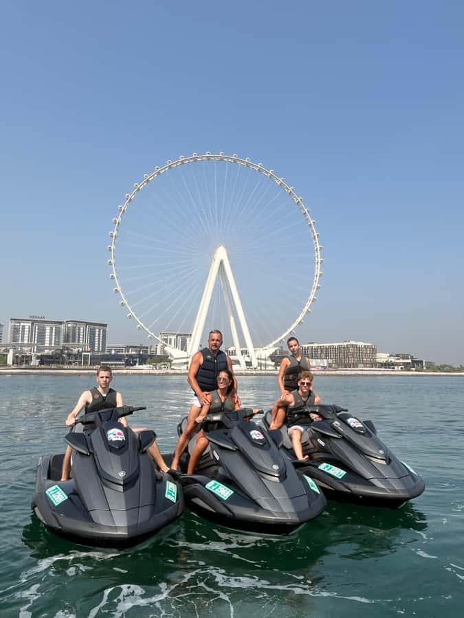 Dubai: Jet Ski Tour To Dubai marina, JBR - Burj Al Arab, your first major photo stop