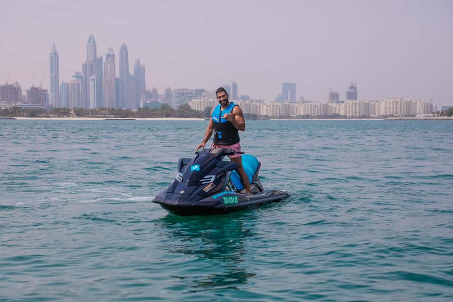 Dubai: Jetski Ride up to 2 People with Photos & Refreshments - Safety First, Then Open Throttle