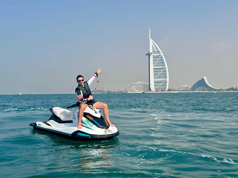 Dubai: Jetski to Burj Arab-Atlantis w Pic, Video & Icecream - Starting at Umm Suqeim Marina