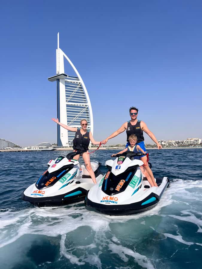 Dubai: Jetski to Burj Arab-Atlantis w Pic, Video & Icecream - Lumiere Café and the included treat