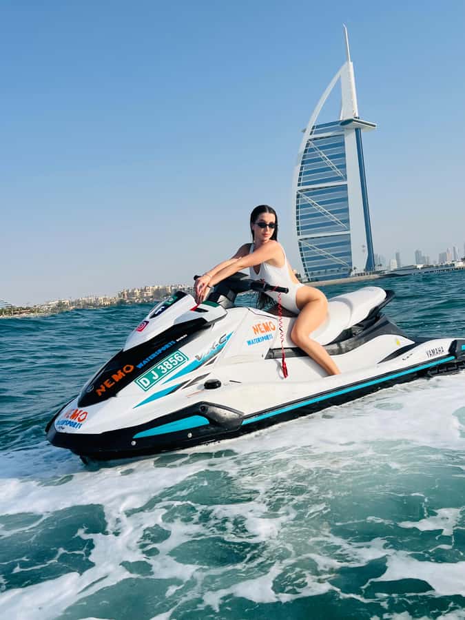 Dubai: Jetski to Burj Arab-Atlantis w Pic, Video & Icecream - Is $33 good value for two?