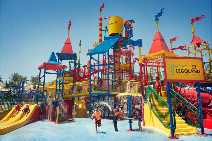 Dubai: LEGOLAND® Water Park Entry Ticket - LEGO Wave Pool for a slower afternoon