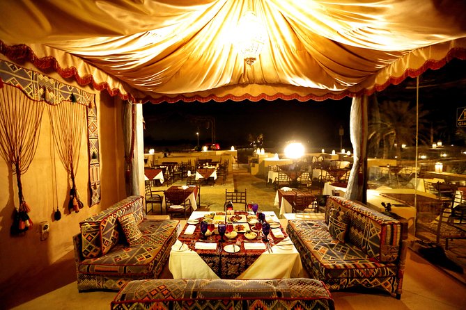 Dubai: Luxury Desert Fortress Dinner, Camel Ride & Live Shows - Practical advice for a smoother night