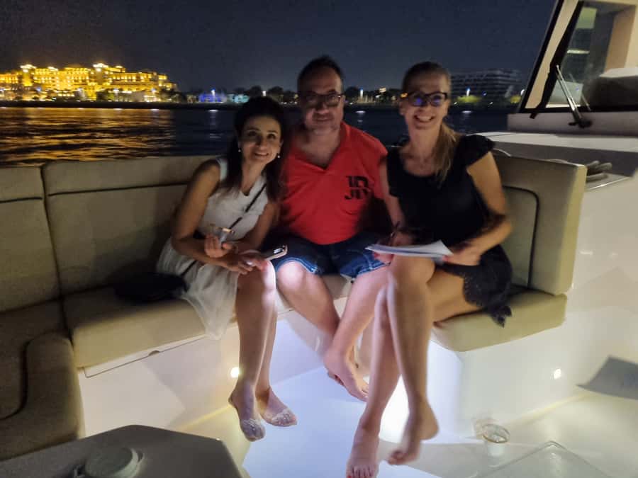 Dubai: Luxury Sightseeing Cruise with Food and Drinks - The captain, crew, and onboard mood