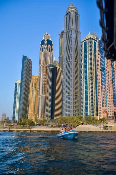 Dubai Marina : 1.5-Hour Atlantis Sightseeing Speedboat Tour