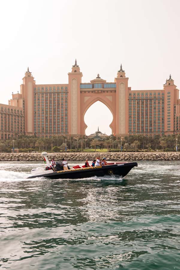 Dubai Marina: 1-Hour Luxury Sightseeing Speedboat Tour - Dubai Marina from the captain’s seat