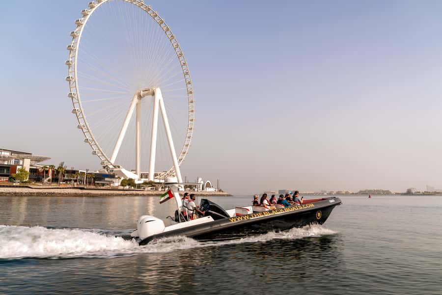 Dubai Marina: 1-Hour Luxury Sightseeing Speedboat Tour - Ain Dubai and JBR from the water