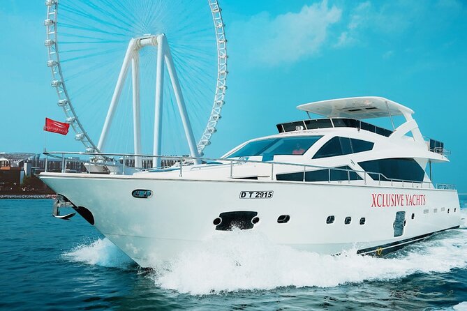 Dubai Marina 1hr Yacht tour with Drinks - Meeting at Xclusive Yachts