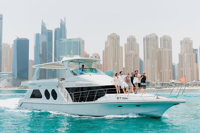 Dubai Marina 1hr Yacht tour with Drinks - Dubai Harbour and the wider skyline