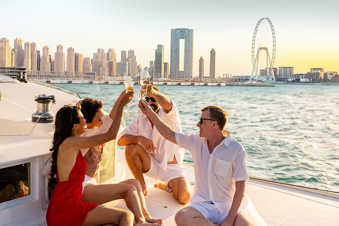 Dubai Marina 2 Hour Sunset Yacht Tour with Alcoholic Drinks - The Dubai Marina skyline from the water