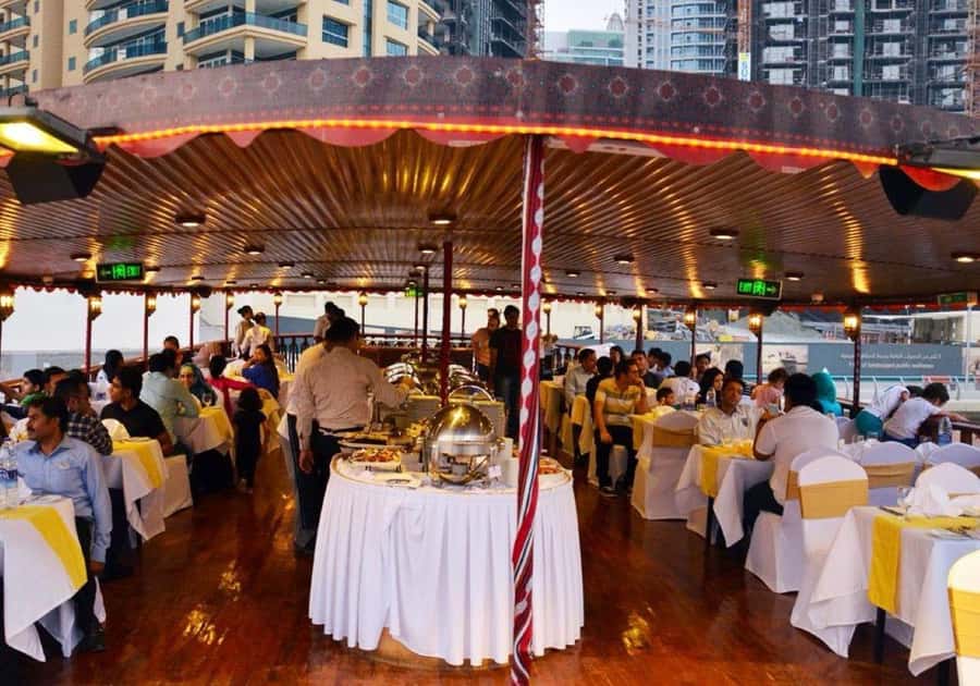 Dubai Marina Dinner Cruise with Live Entertainment(Al Wasl) - What you see during the two-hour route