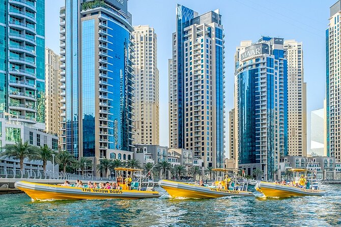 Dubai Marina Guided Sightseeing High-Speed Boat Tour - Palm Jumeirah And The View Of Atlantis