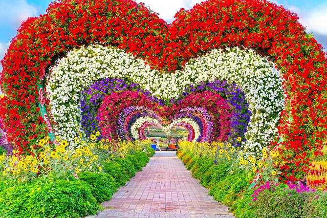 Dubai: Miracle Garden Tickets with Round-trip Transfer - Pickup from six Dubai areas