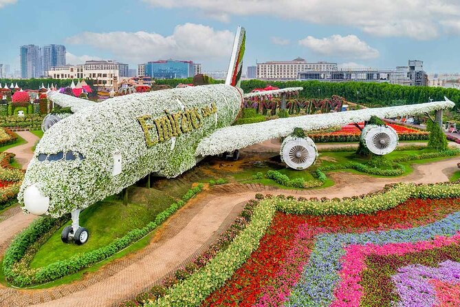 Dubai: Miracle Garden Tickets with Round-trip Transfer - Floral castles, hearts, and themed gardens