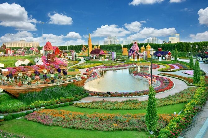 Dubai: Miracle Garden Tickets with Round-trip Transfer - Sun protection and comfort inside