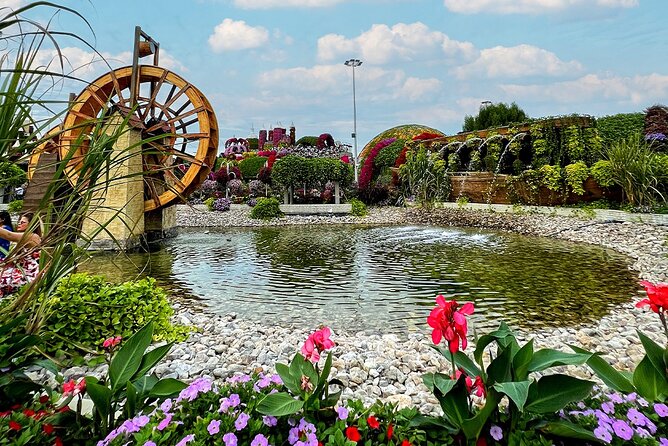 Dubai: Miracle Garden Tickets with Round-trip Transfer - The 30-minute ride to the garden