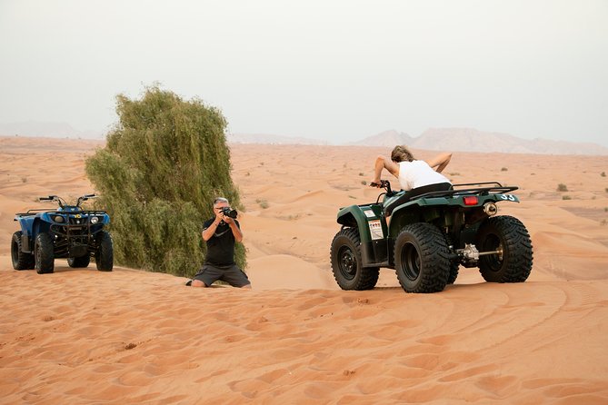 Dubai Morning Desert Safari with Quad Biking & More Activities - A fast way to trade Dubai towers for red dunes