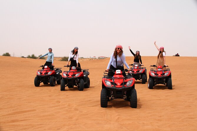 Dubai Morning Desert Safari with Quad Biking & More Activities - Red dunes, cool morning air, and the first photo stop