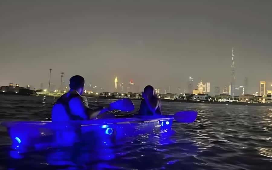 Dubai: Night Kayaking Tour - My take: book it for the unusual viewpoint