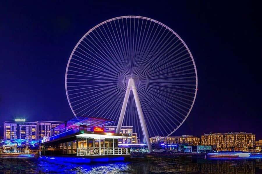 Dubai: Nighttime Guided City Tour by Van & Blue Water Island - Burj Khalifa and the bright Downtown core