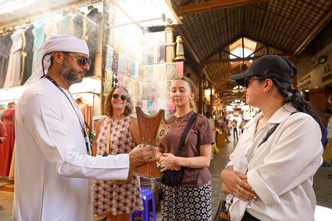 Dubai: Old Town, Souks, Street Food, Guided Tour & Abra Ride - Bur Dubai Souk before the creek crossing