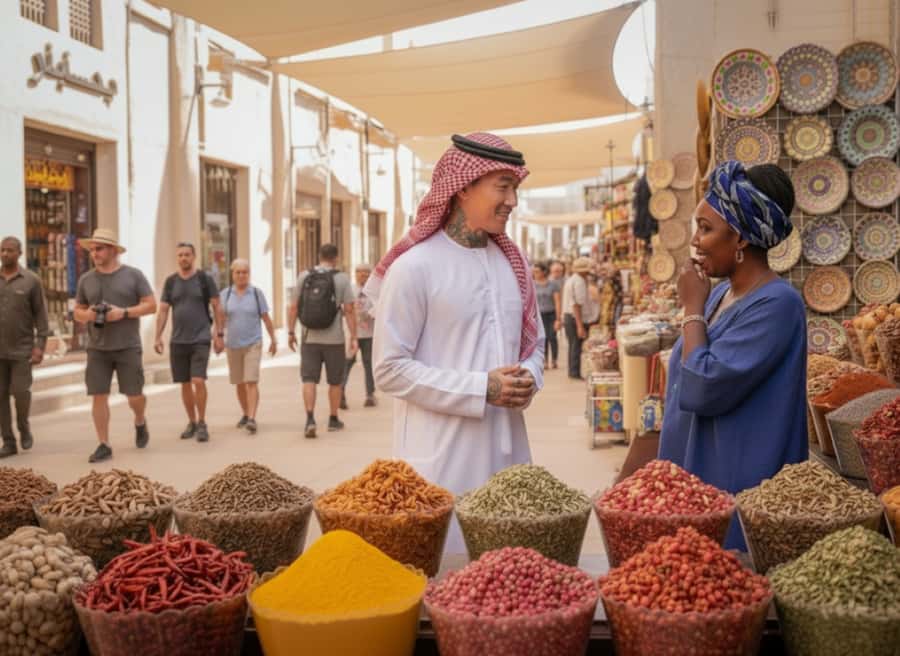 Dubai: Old Town, Street Food, Creek, Souks, & Emirati House - Al Fahidi Fort and the shape of early Dubai