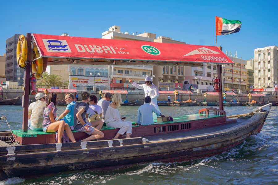 Dubai: Old Town, Street Food, Creek, Souks, & Emirati House - Bur Dubai Souk and the first food break