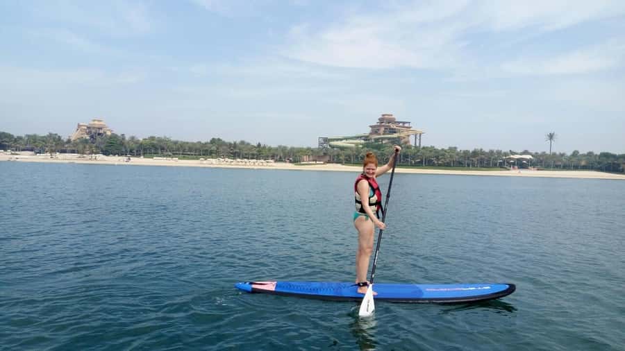 Dubai: Palm Jumeirah Paddle Boarding Tour - A simple lesson before you leave the beach