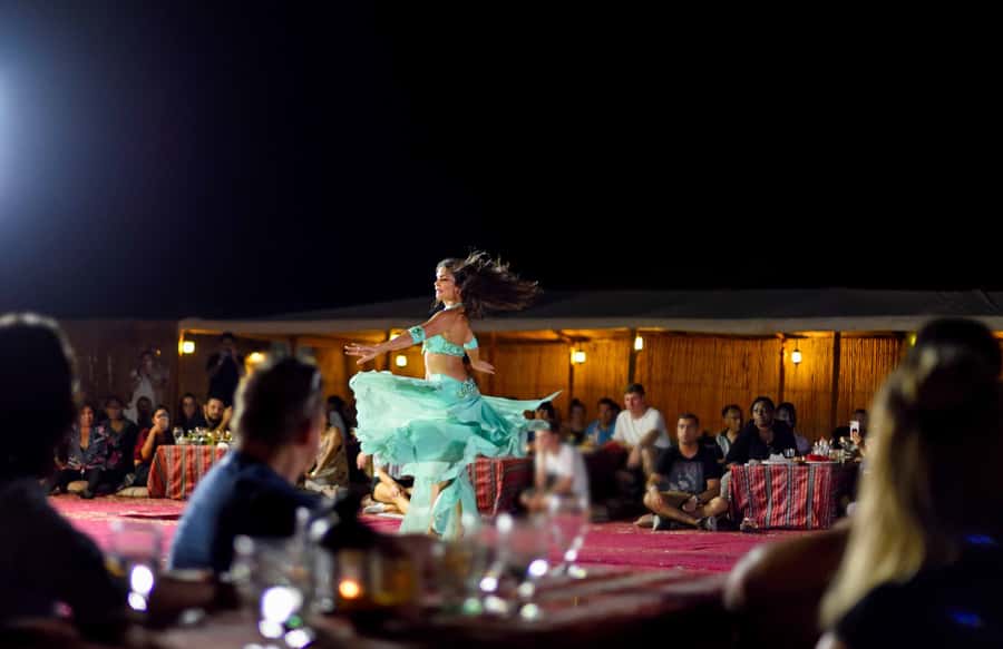 Dubai: Premium Desert Safari, Camel Ride, BBQ & Sandboarding - BBQ dinner under the stars