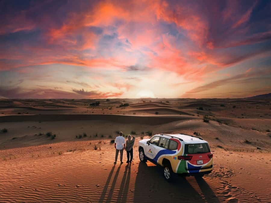 Dubai: Premium Desert Safari, Camel Ride, BBQ & Sandboarding - Wildlife and the first look at the desert