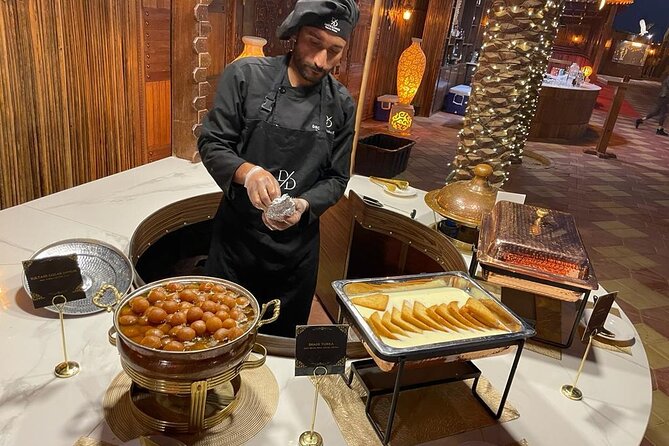 Dubai Premium Desert Safari – Live Buffet Dinner & Luxury Camp - Belly dancing, tanoura, Ayyala, and fire