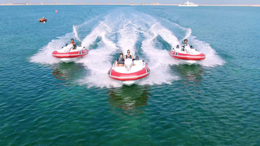 Dubai: Private Self-Drive SeaKart Jet Ski Boat Tour - Arriving at Dubai Harbour Yacht Club
